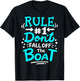 Cruise Rule #1 Don't Fall Off The Boat T-Shirt - T-Shirt | Black