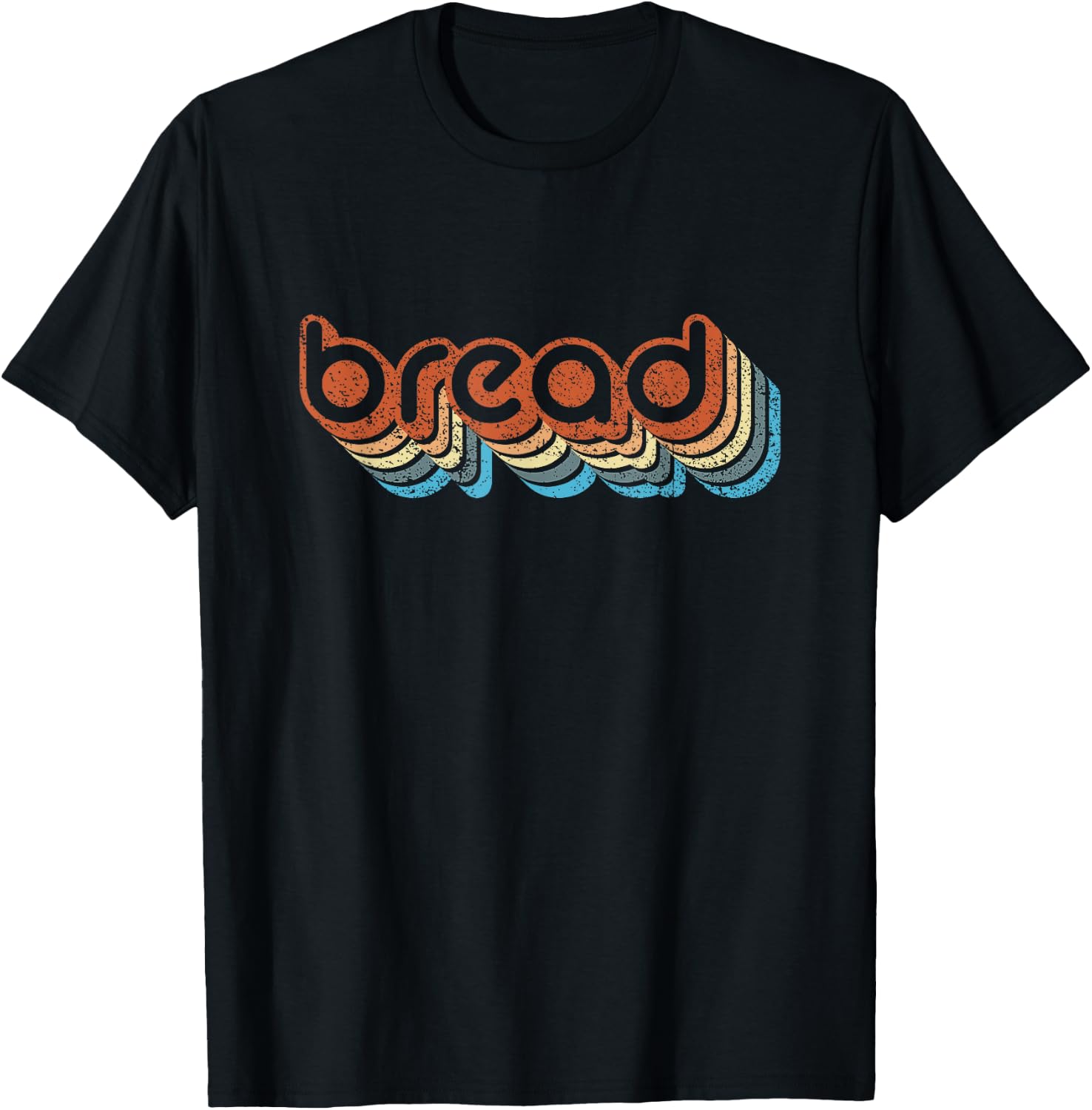 How Good Is Bread Retro Vintage Distressed Fun T-Shirt - T-Shirt | Black