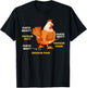 Guess What Chicken Butt Funny Chicken Lover Poultry Farmer T-Shirt - T-Shirt | Black