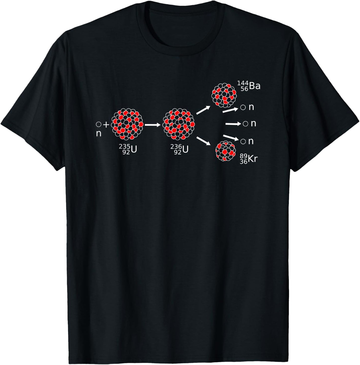 Physics Nuclear Fission Physicist T-Shirt - T-Shirt | Black