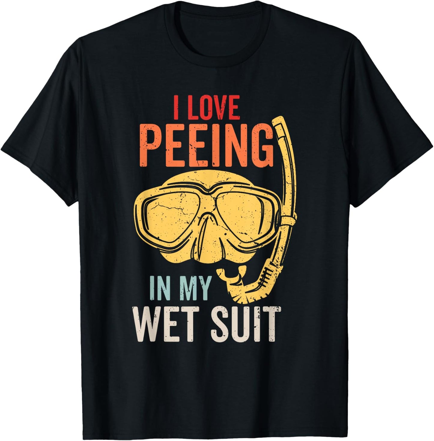 Vintage Scuba Dive Women Diver Funny Scuba Diving T-Shirt - T-Shirt | Black