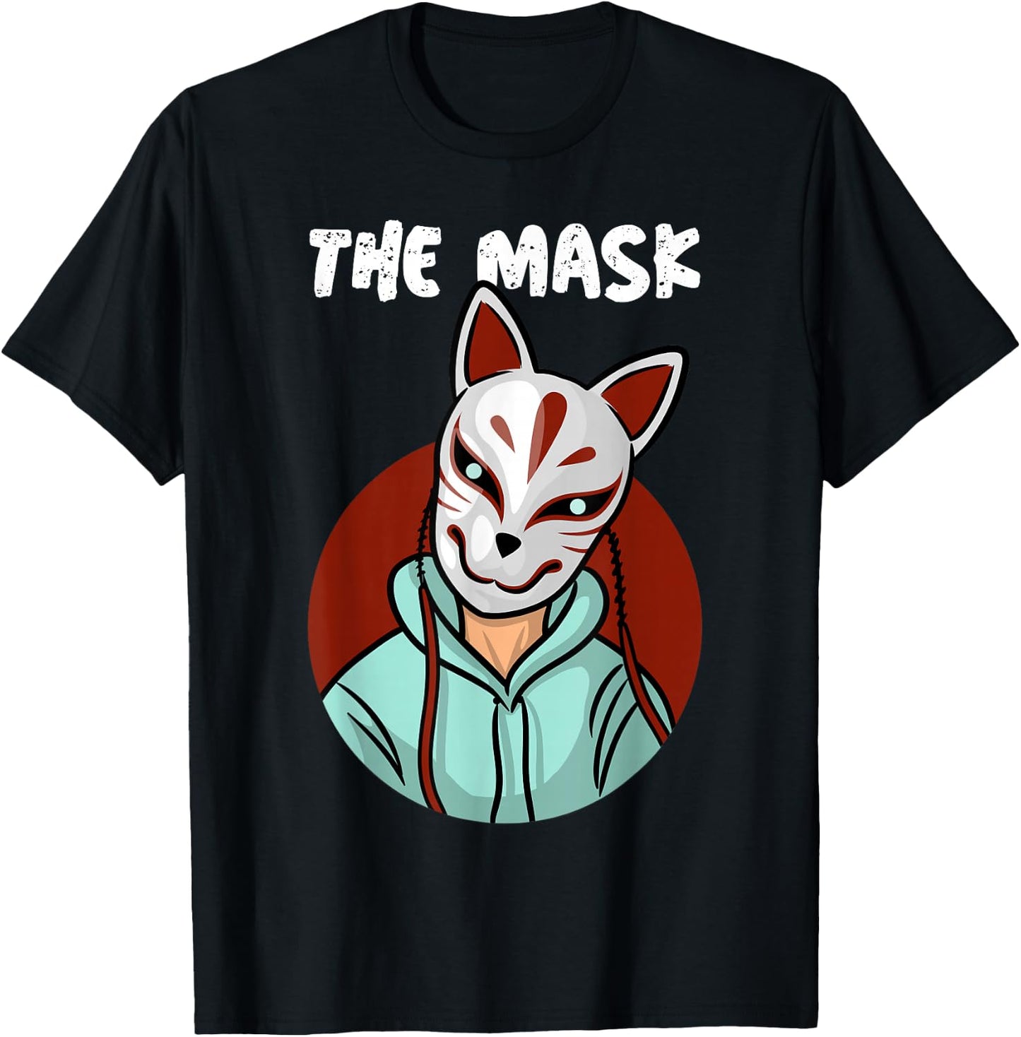 Kitsune the Japanese Nine Tailed Fox T-Shirt - T-Shirt | Black