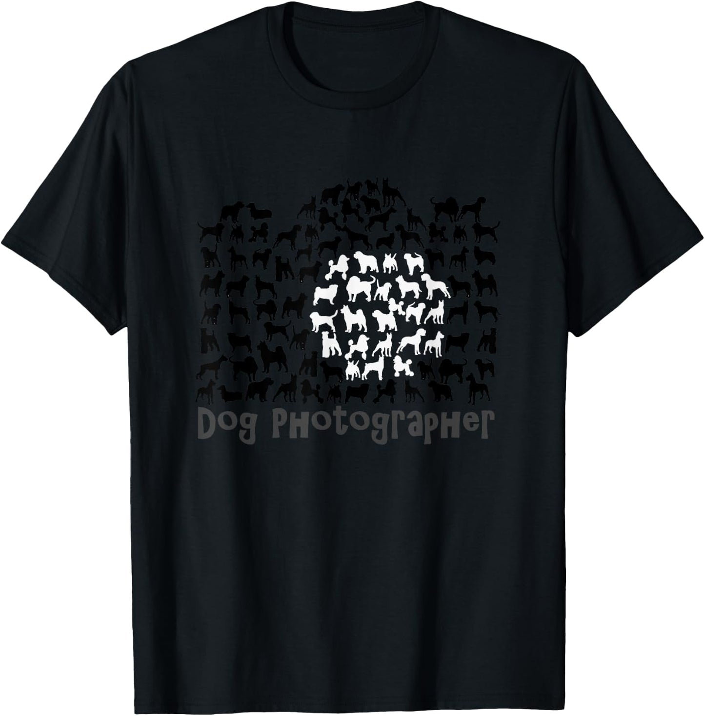 Dog Photographer Women Kids T-Shirt - T-Shirt | Black