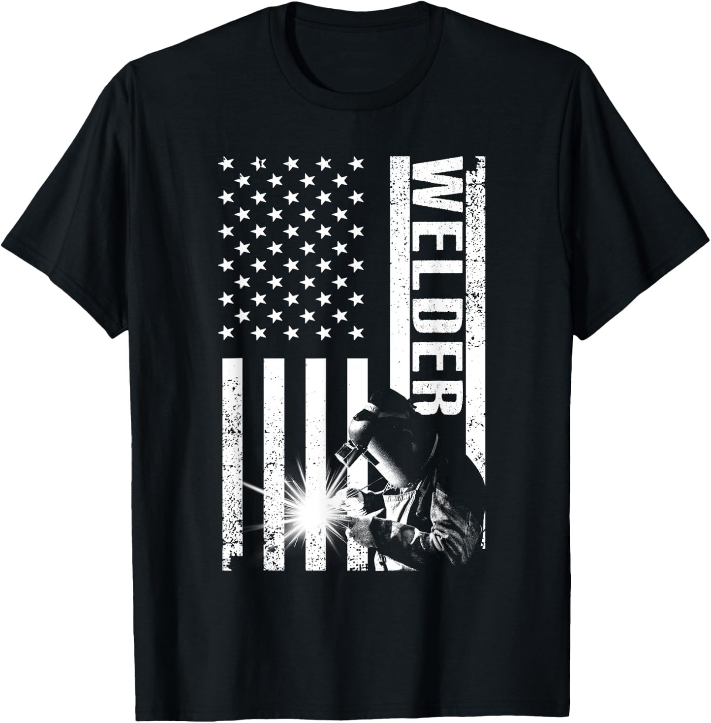 Cool Welder Design Women Welder Welding Metalwork T-Shirt - T-Shirt | Black