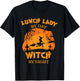 Lunch Lady By Day Witch By Night Lunch Lady Costume Adult T-Shirt - T-Shirt | Black
