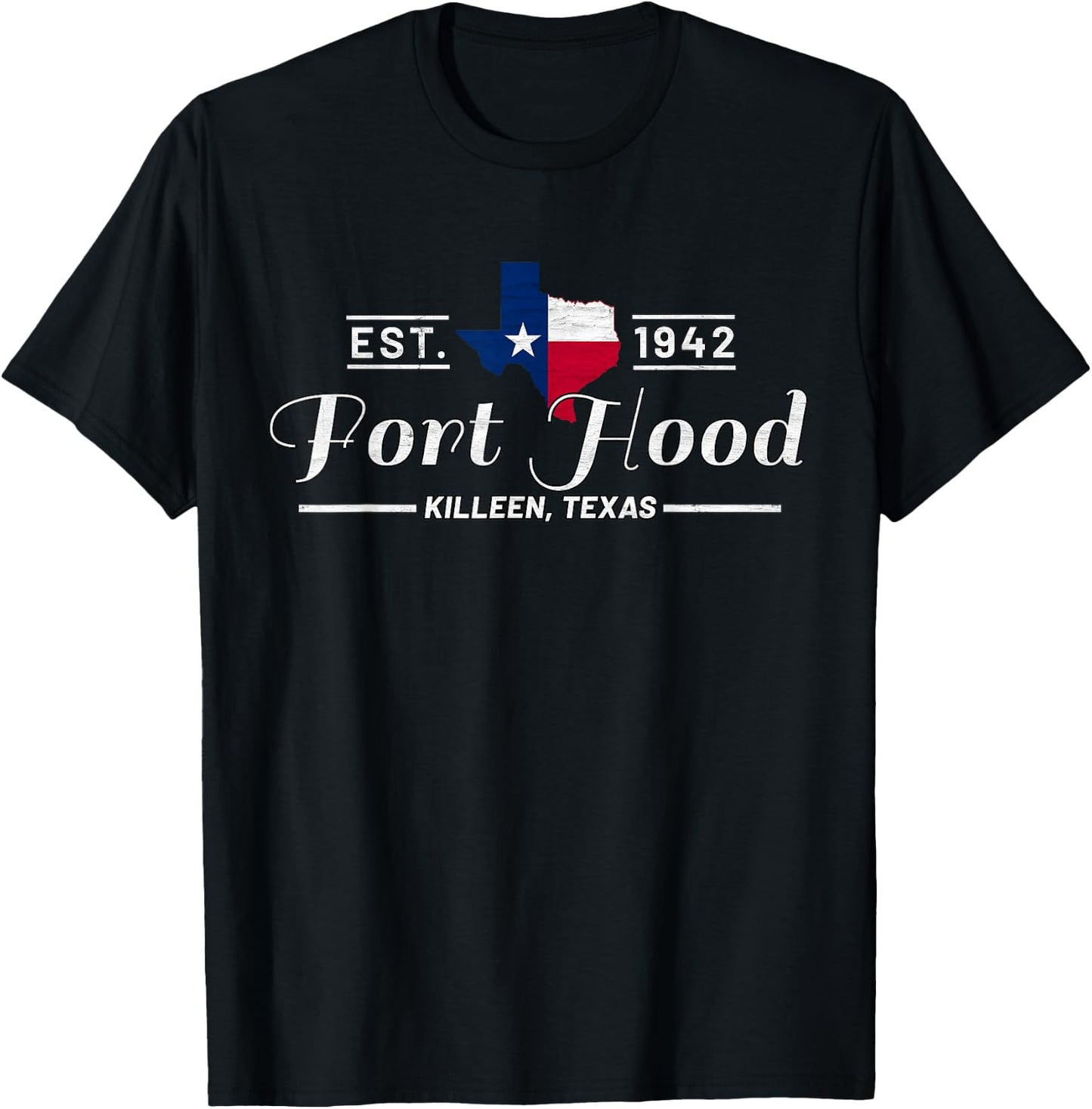 Fort Hood Killeen Texas Great Place Home Of Armored Corps T-Shirt - T-Shirt | Black