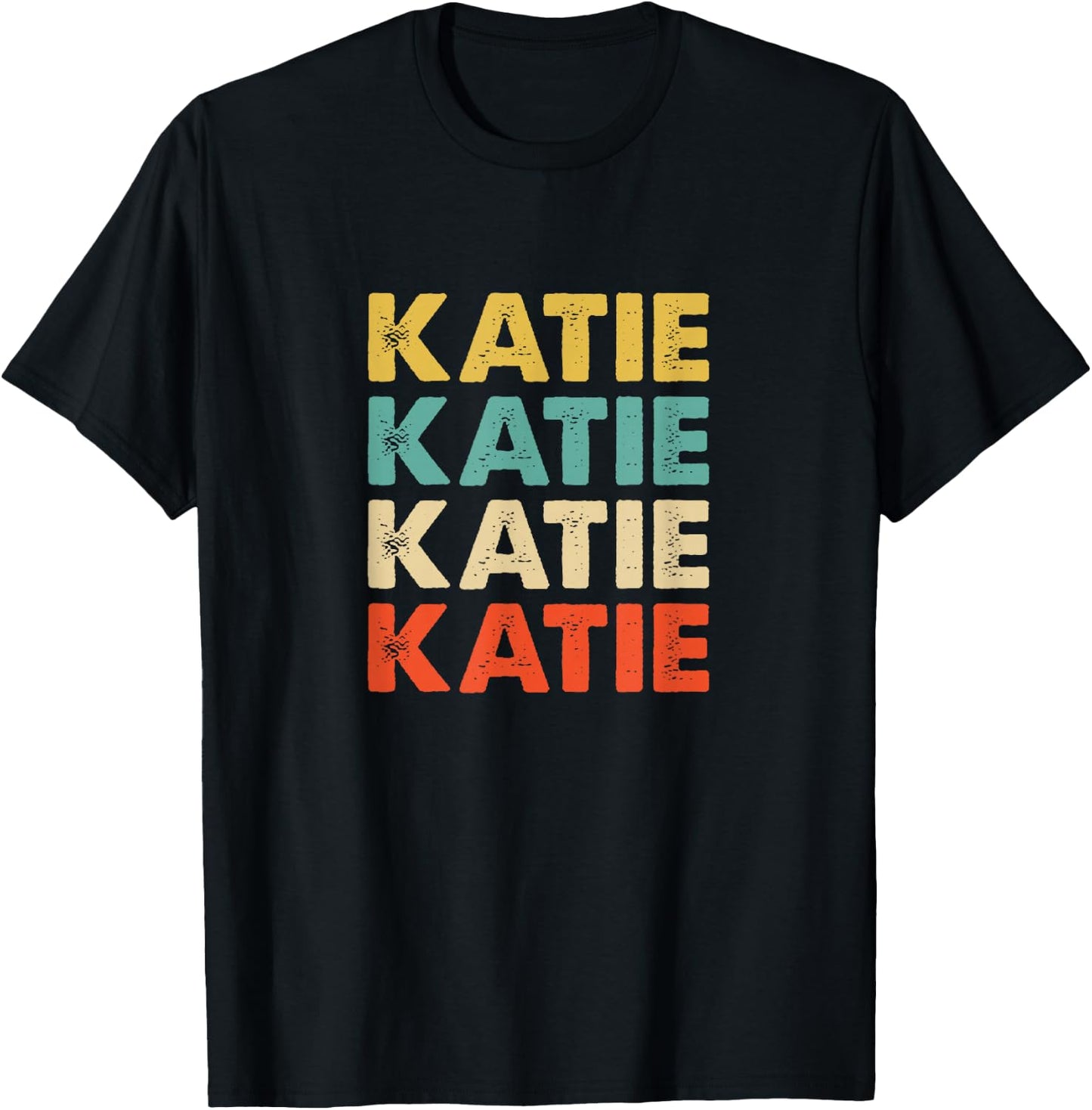 Katie Name T-Shirt - T-Shirt | Black