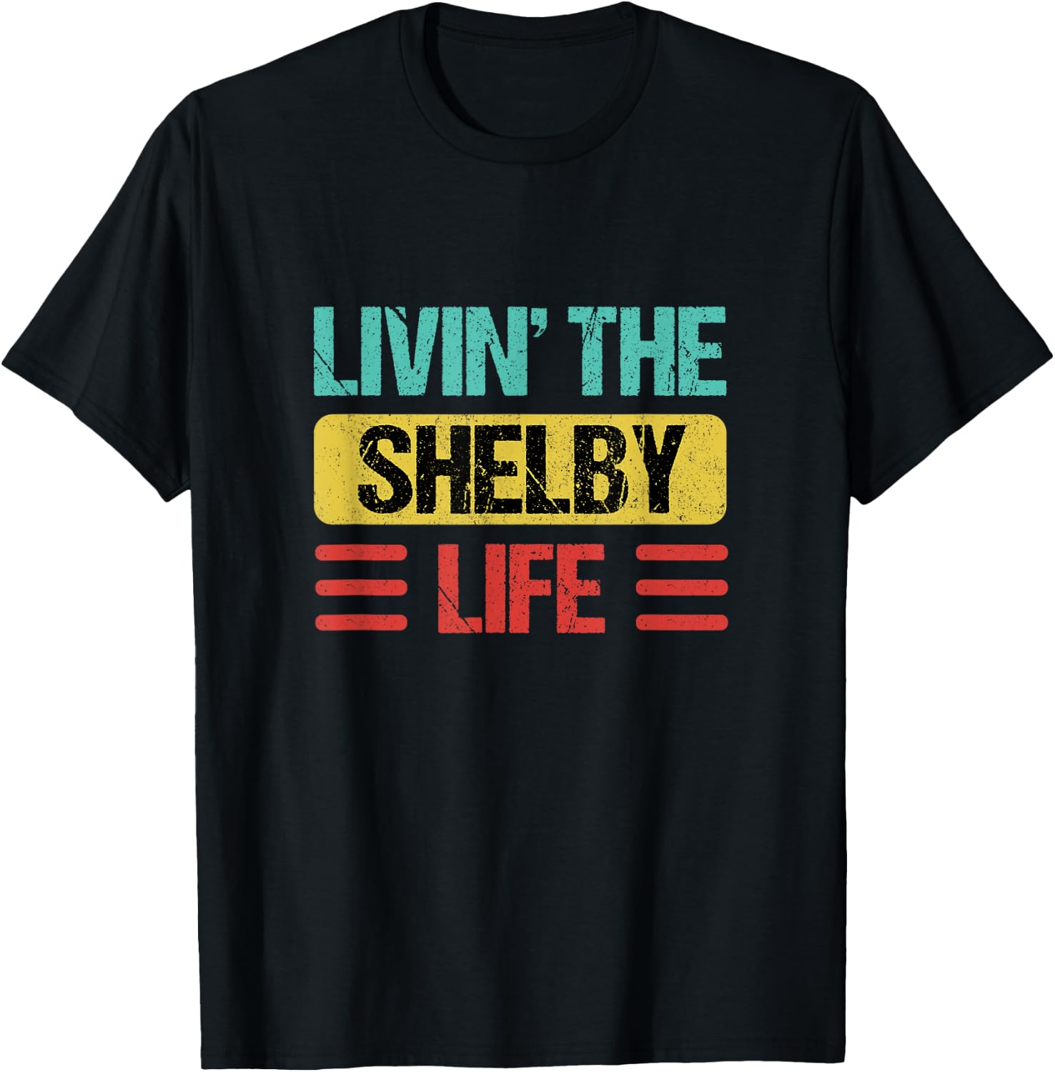 Shelby Name T-Shirt - T-Shirt | Black