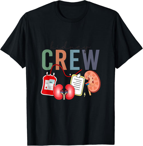Kidney Crew Vintage Dialysis Technician Nephrology Nurse