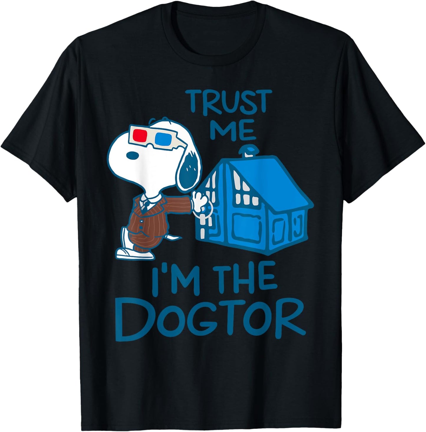 Trust Me I’m A Dogtor Dog Funny Women T-Shirt - T-Shirt | Black