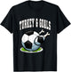 Thanksgiving Soccer Turkey Goals Men Boys T-Shirt - T-Shirt | Black