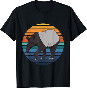 Malayan Tapir Animal Zoo Keeper T-Shirt - T-Shirt | Black