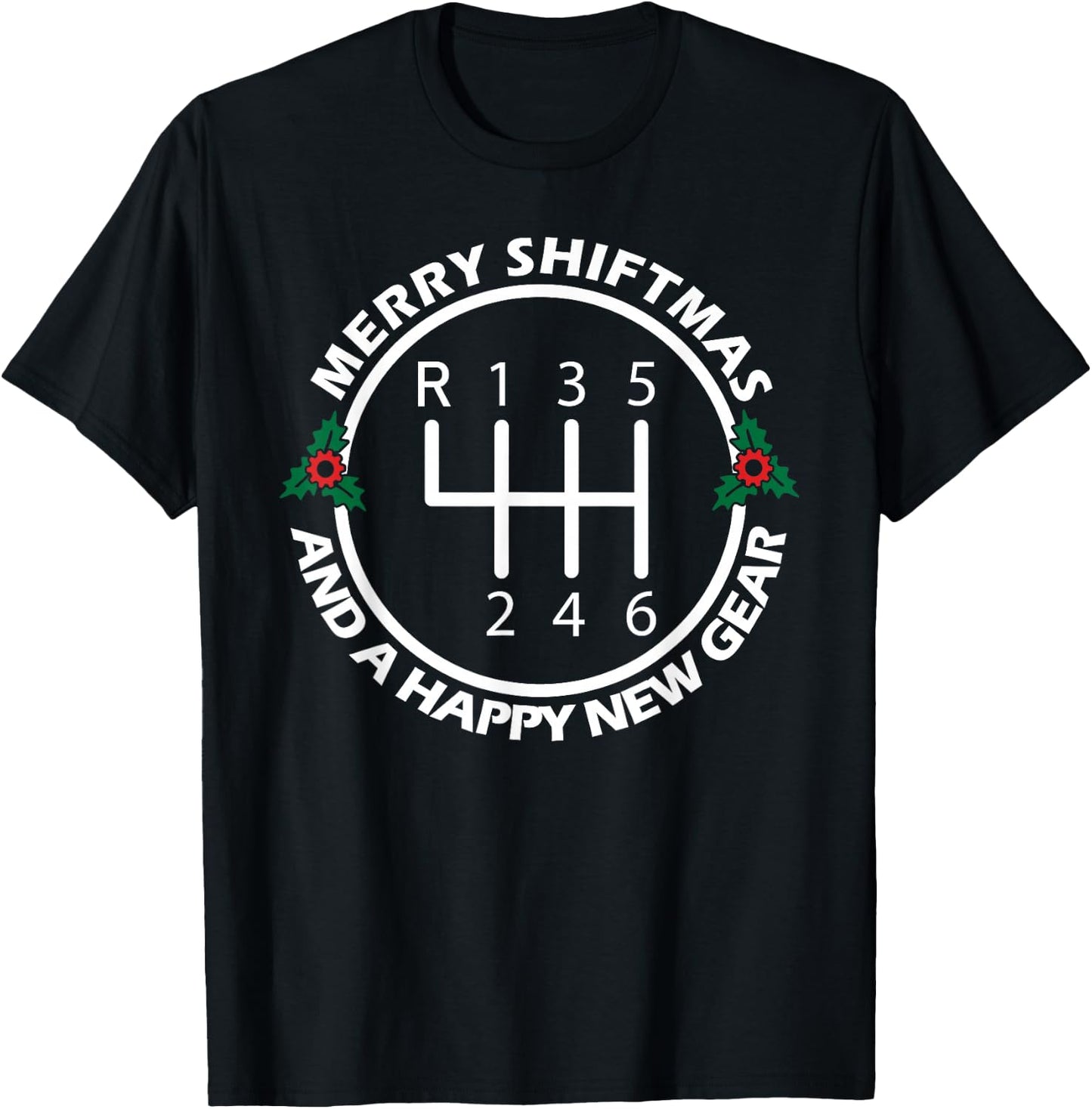 Car Guy Christmas Funny Auto Racing Mechanic Manual Carguy T-Shirt - T-Shirt | Black