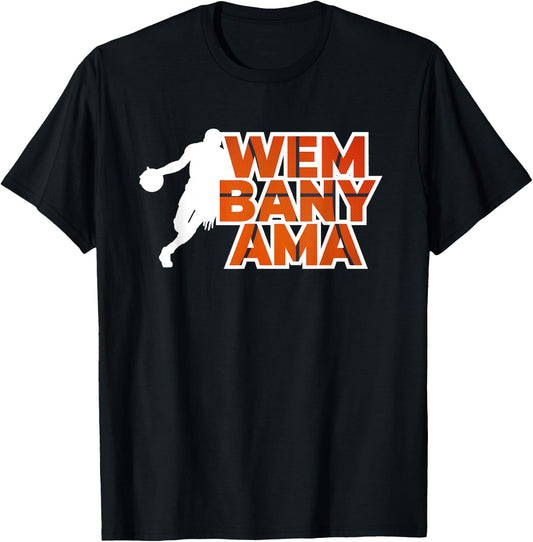 Wembanyama Basketball Amazing Gift Fan T-Shirt - T-Shirt | Black