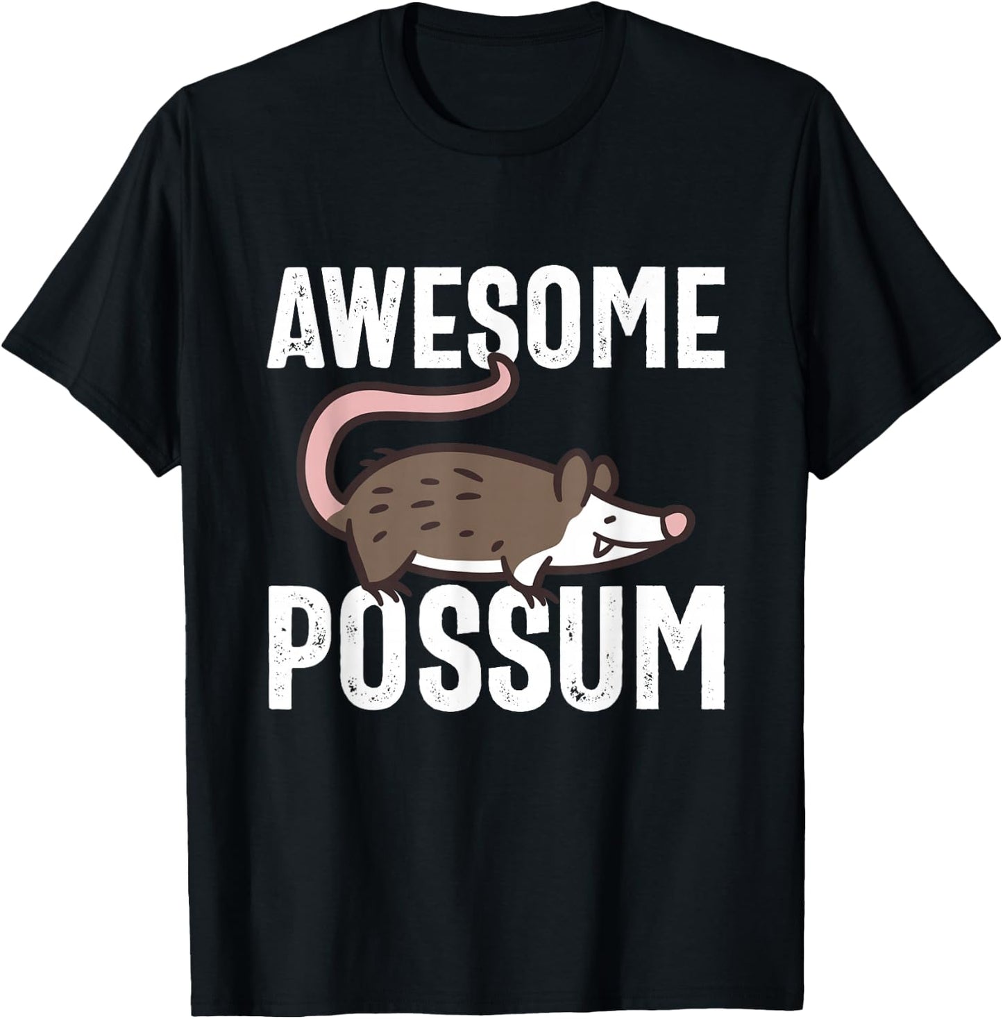 Awesome Possum I Love Possums Lover Awesome Opossum T-Shirt - T-Shirt | Black