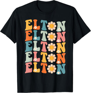 Vintage Elton T-Shirt - T-Shirt | Black