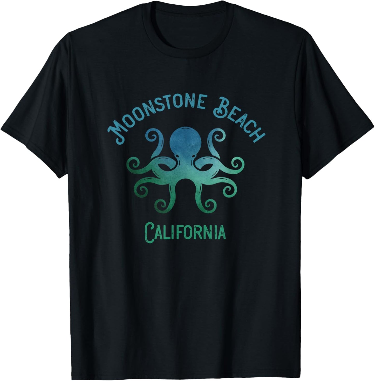 Moonstone Beach - California - Souvenir Men Women Girls Kids T-Shirt - T-Shirt | Black