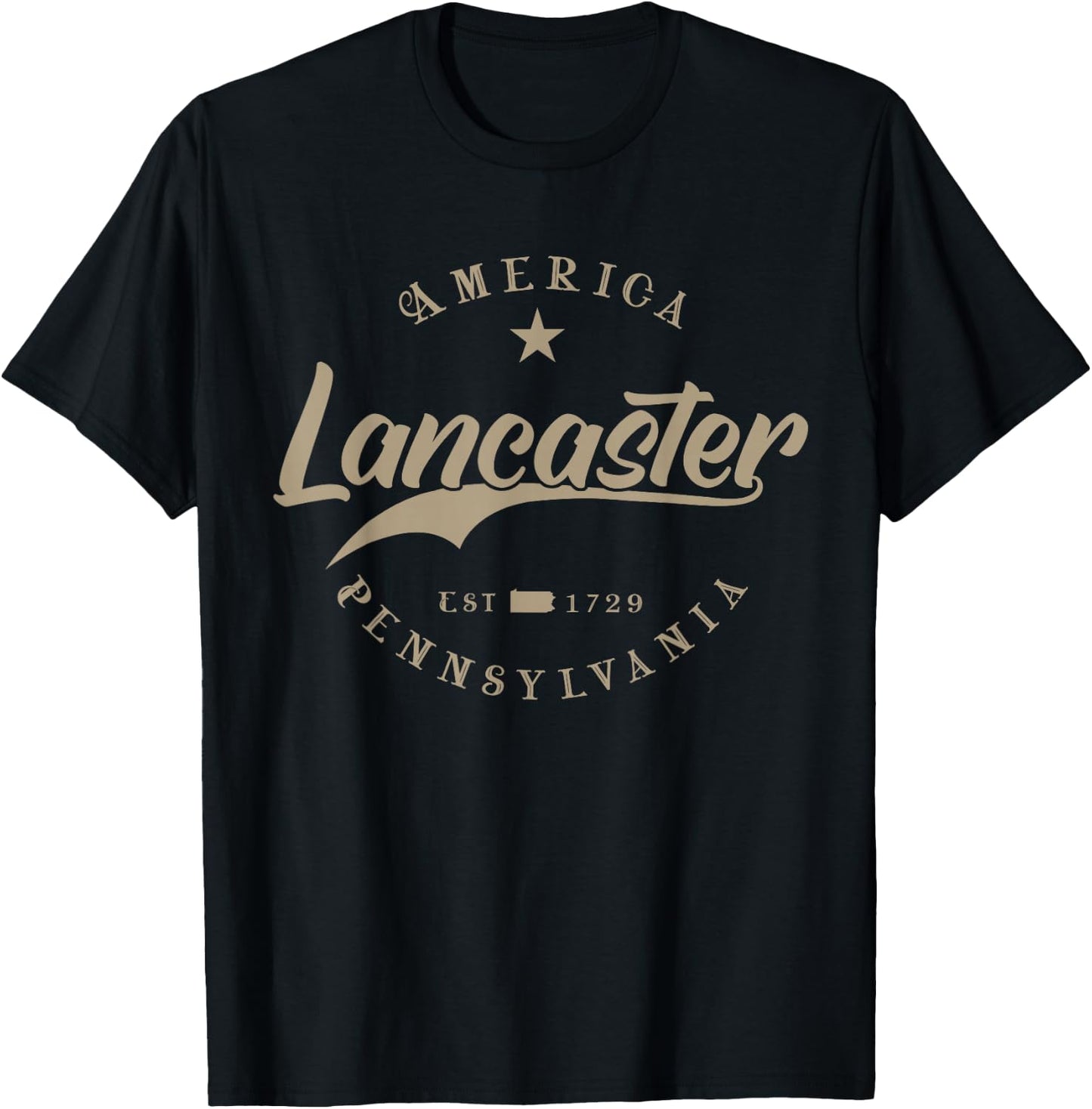 Lancaster PA | pennsylvania T-Shirt - T-Shirt | Black