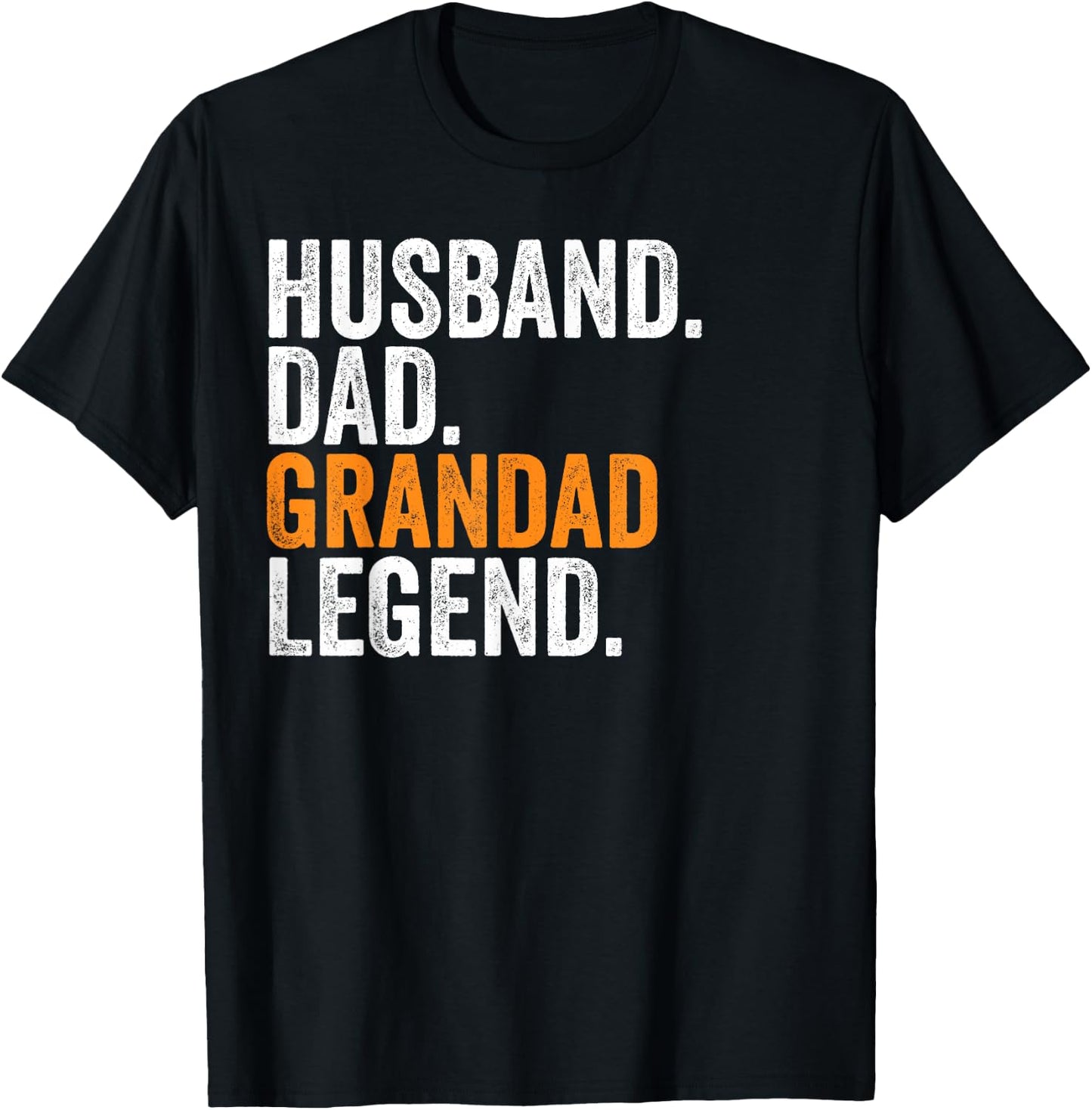 Husband Dad Grandad Legend Funny Occupation Office T-Shirt - T-Shirt | Black