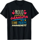 Proud Grandma Down Syndrome Awareness , T21 Down Syndrome T-Shirt - T-Shirt | Black