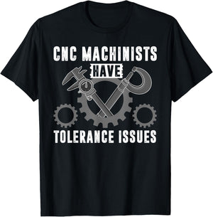 Cool CNC Machinist Design Women CNC Machine Operator T-Shirt - T-Shirt | Black