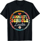 Groovy Community Schools Leader Spreading Positivity T-Shirt - T-Shirt | Black