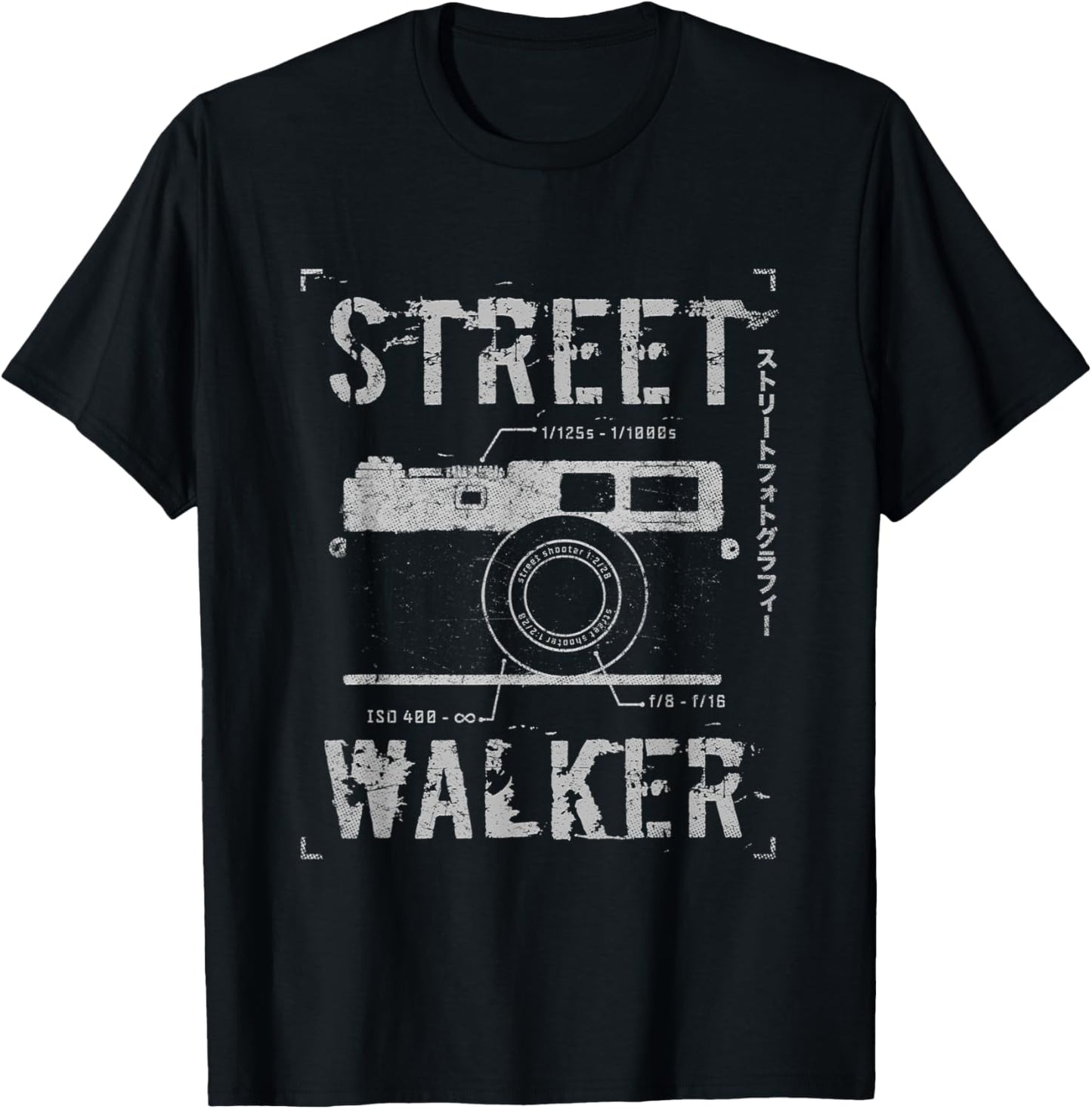 Street Walker Snapshot Photography Street Photographer T-Shirt - T-Shirt | Black