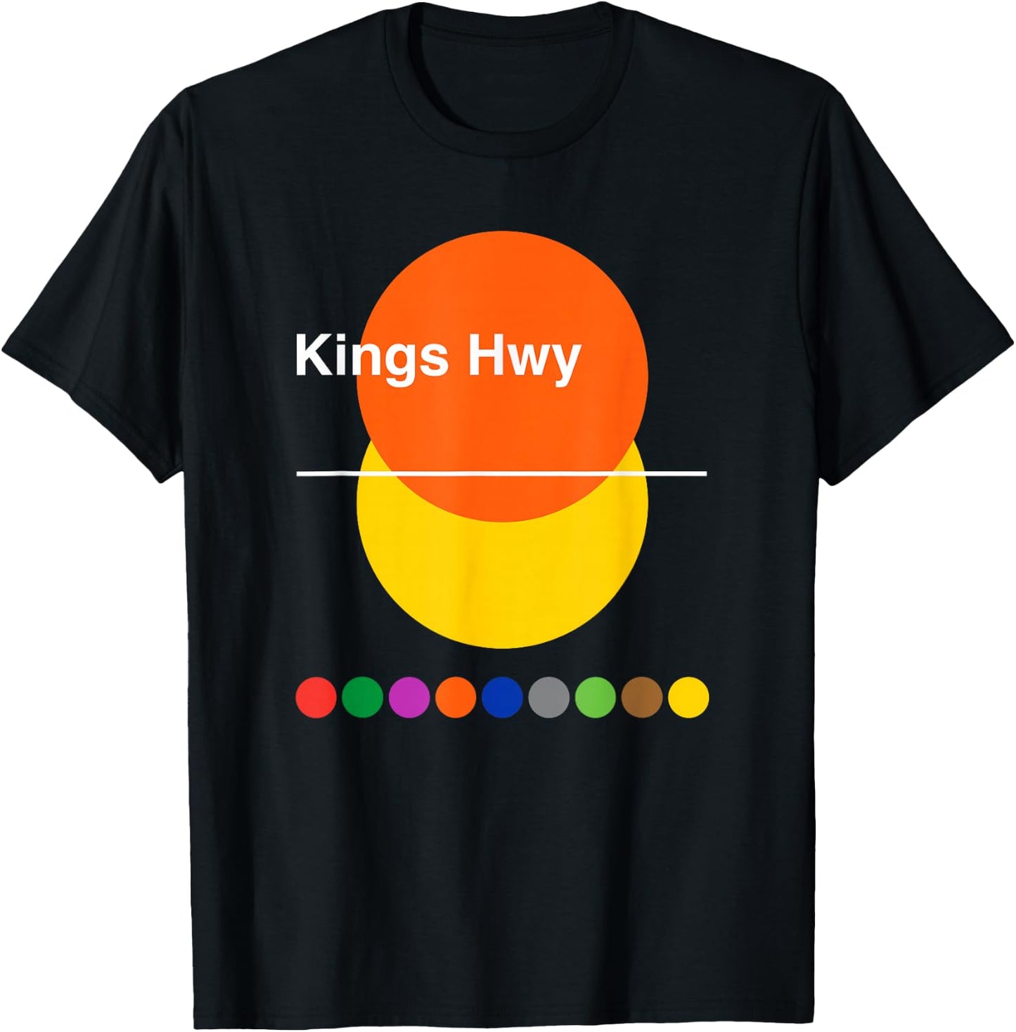 Kings Highway - Brooklyn - Midwood / Sheepshead Bay T-Shirt - T-Shirt | Black