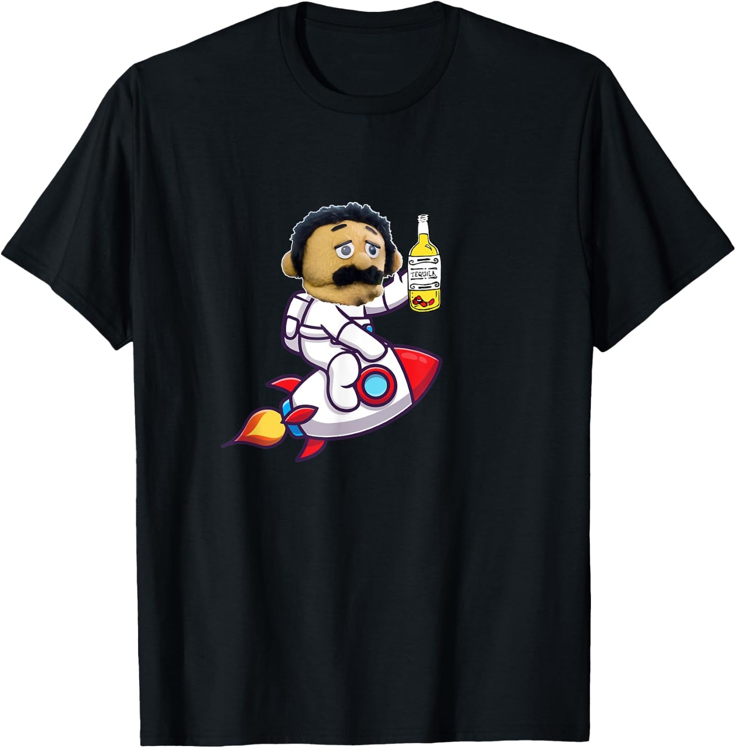 Awkward Puppets Diego Funny T-Shirt - T-Shirt | Black