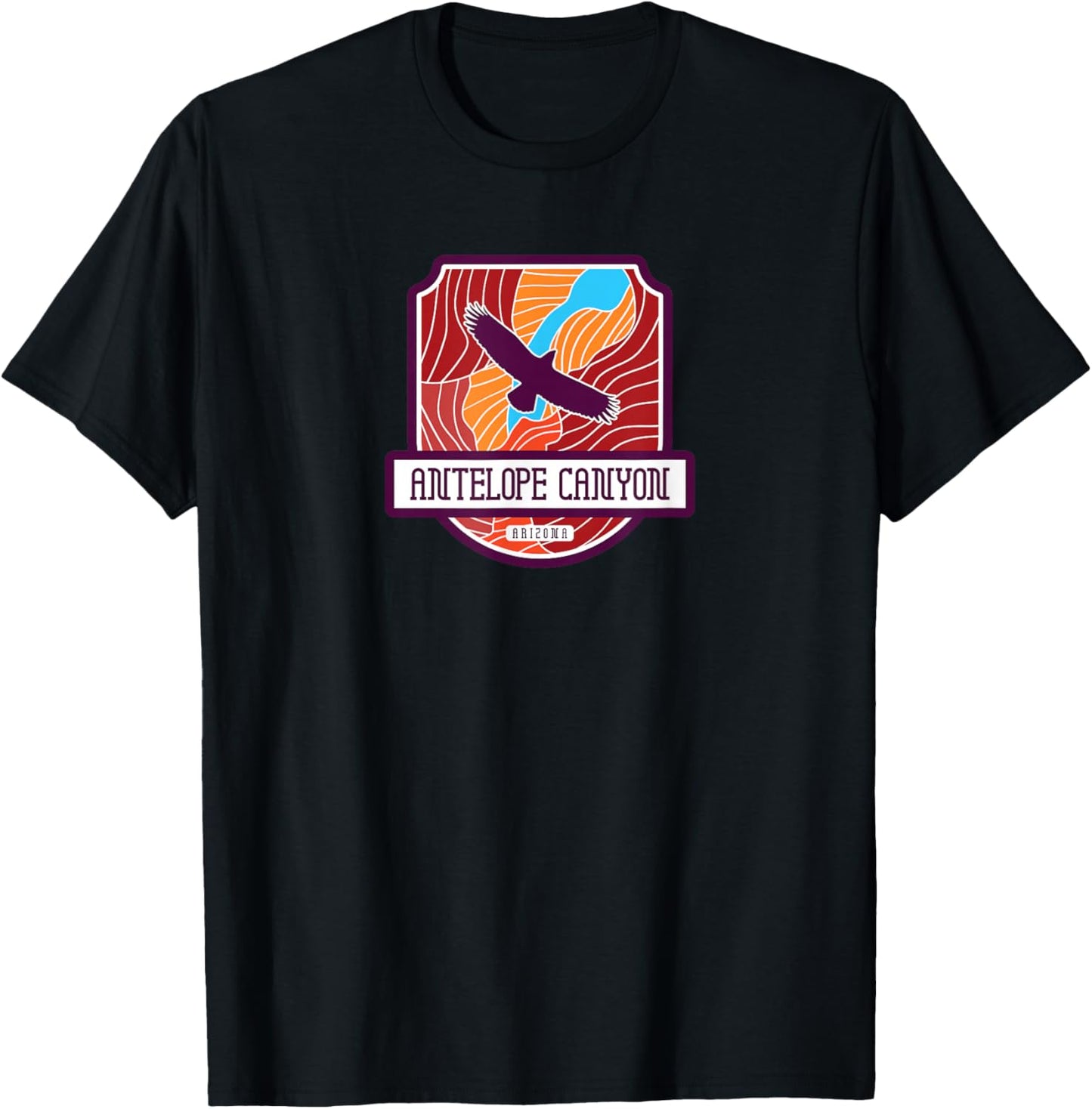 Antelope Canyon - Arizona T-Shirt - T-Shirt | Black