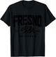 Fresno California Est. 1850 Pride Vintage T-Shirt - T-Shirt | Black