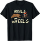 Meals on bicycle wheels and natural mountain design T-Shirt - T-Shirt | Black