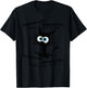 Annoyed Kitty Touchy Kitty Grouchy Ball Of Fur Moody Grumpy T-Shirt - T-Shirt | Black