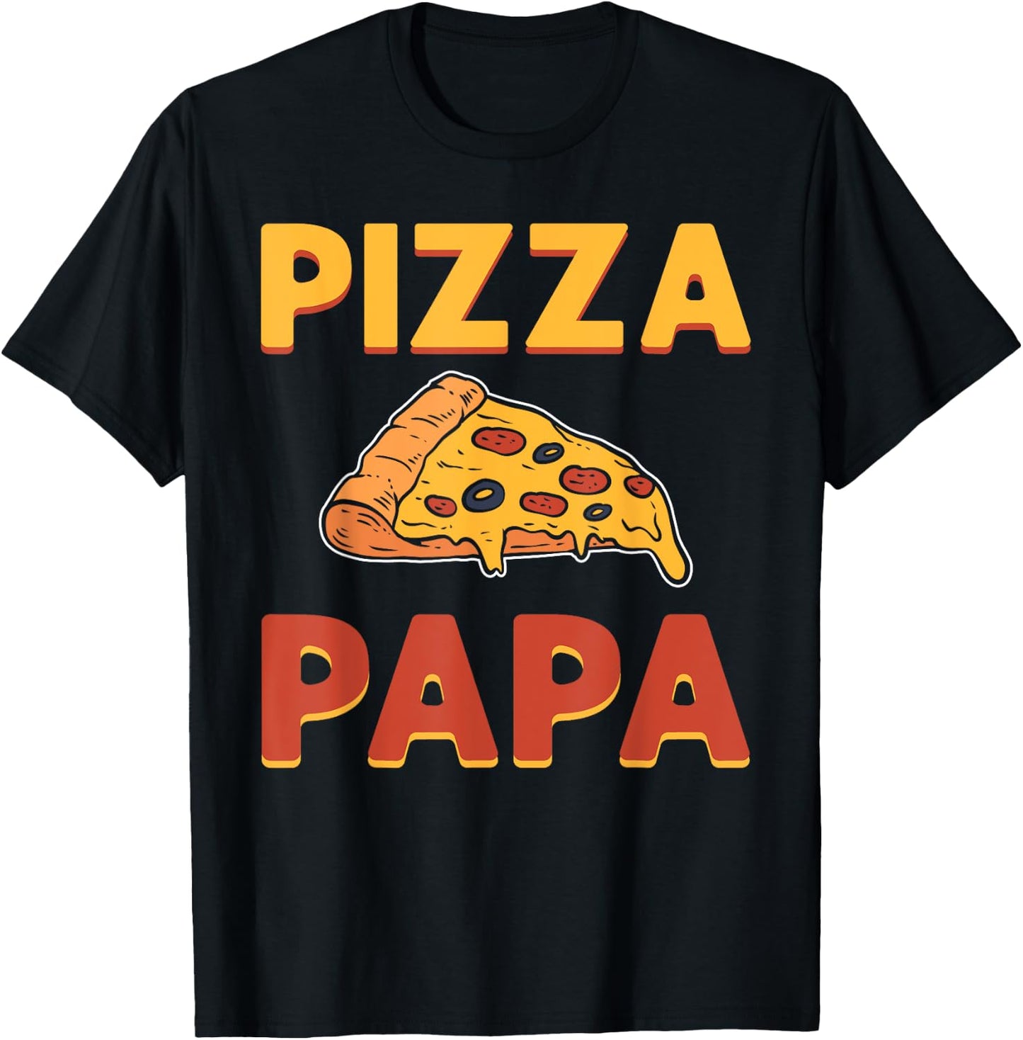Pizza Papa. Pizza Expert. Pizza Maker. Pizza Making T-Shirt - T-Shirt | Black