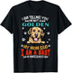I Am Telling You I'm Not A Golden Retriever Dog Mom Puppy Women Girls Kids T-Shirt - T-Shirt | Black