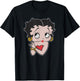 Betty Boop Hands Clasped Pose Poster V-2 T-Shirt - T-Shirt | Black