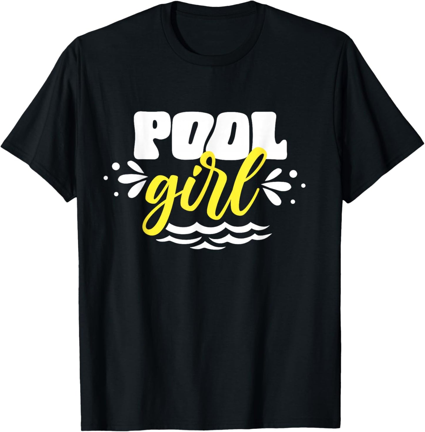 Pool Girl Lifeguard Bathmaster T-Shirt - T-Shirt | Black
