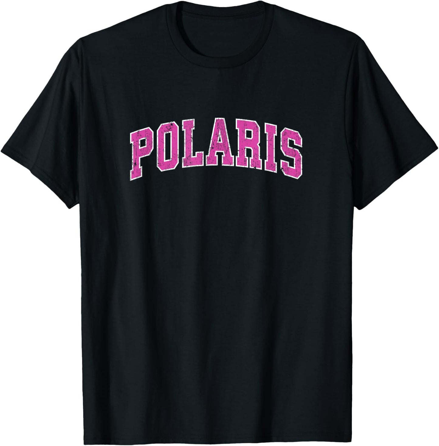 Polaris Montana MT Vintage Sports Design Pink Design T-Shirt - T-Shirt | Black