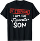 Official Favorite Son Funny Family Men Boys Kids Youth Teen T-Shirt - T-Shirt | Black