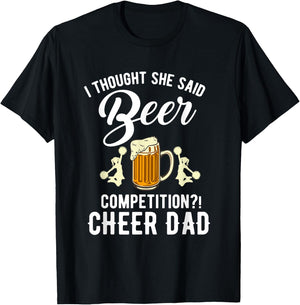 Vintage I Thought She Said Beer Competition T-Shirt - T-Shirt | Black