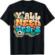 Y'all Need Jesus Christ Groovy Christian Religious Retro T-Shirt - T-Shirt | Black