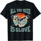 Falconry Hawk Glove Falcon T-Shirt - T-Shirt | Black