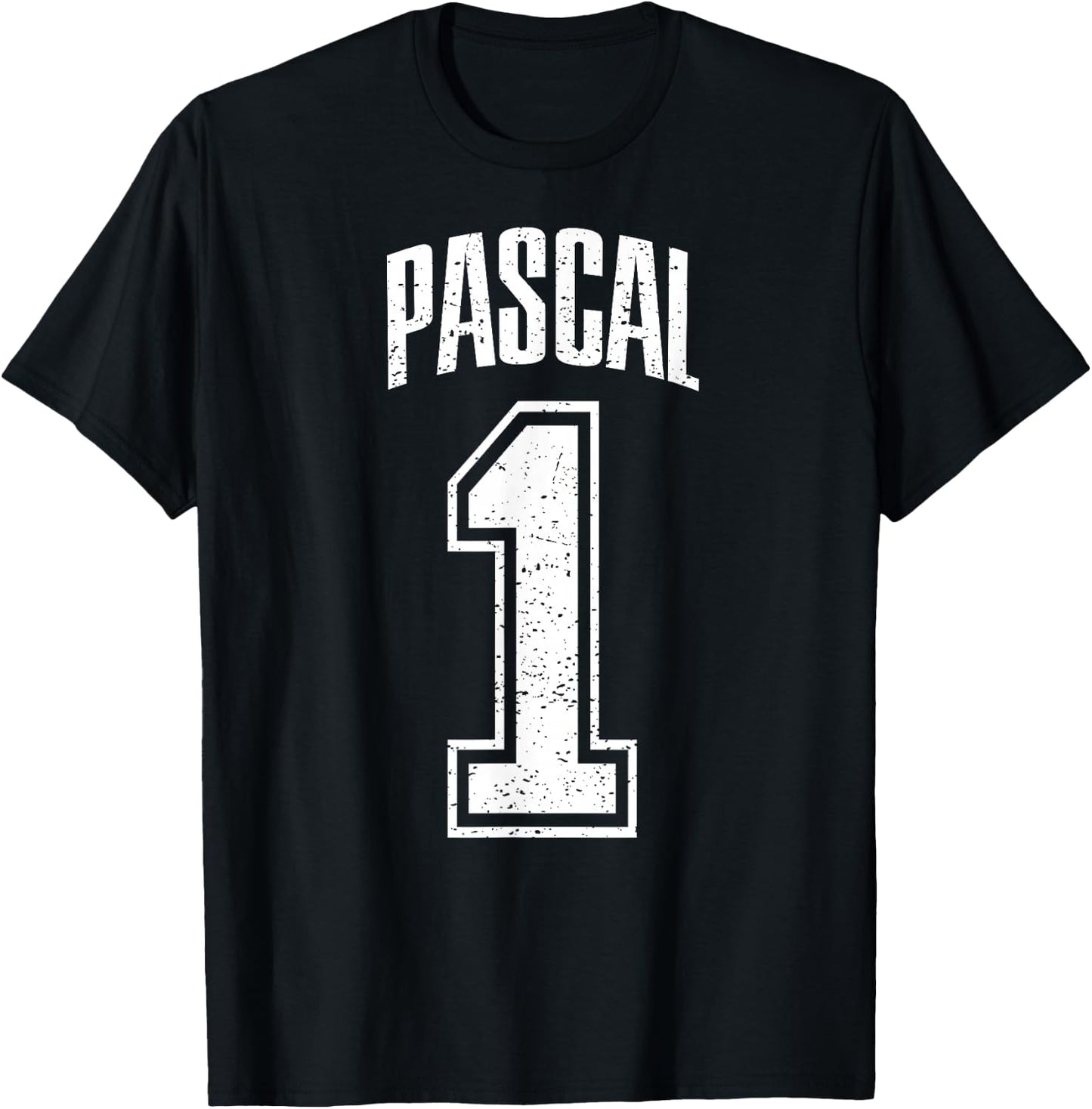 Pascal Supporter Number 1 Greatest Fan T-Shirt - T-Shirt | Black