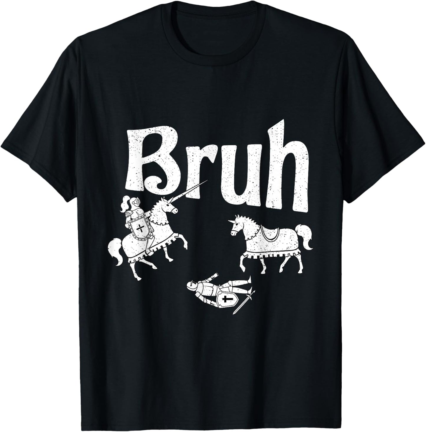 Funny Jousting Bro Renaissance Festival Medieval T-Shirt - T-Shirt | Black