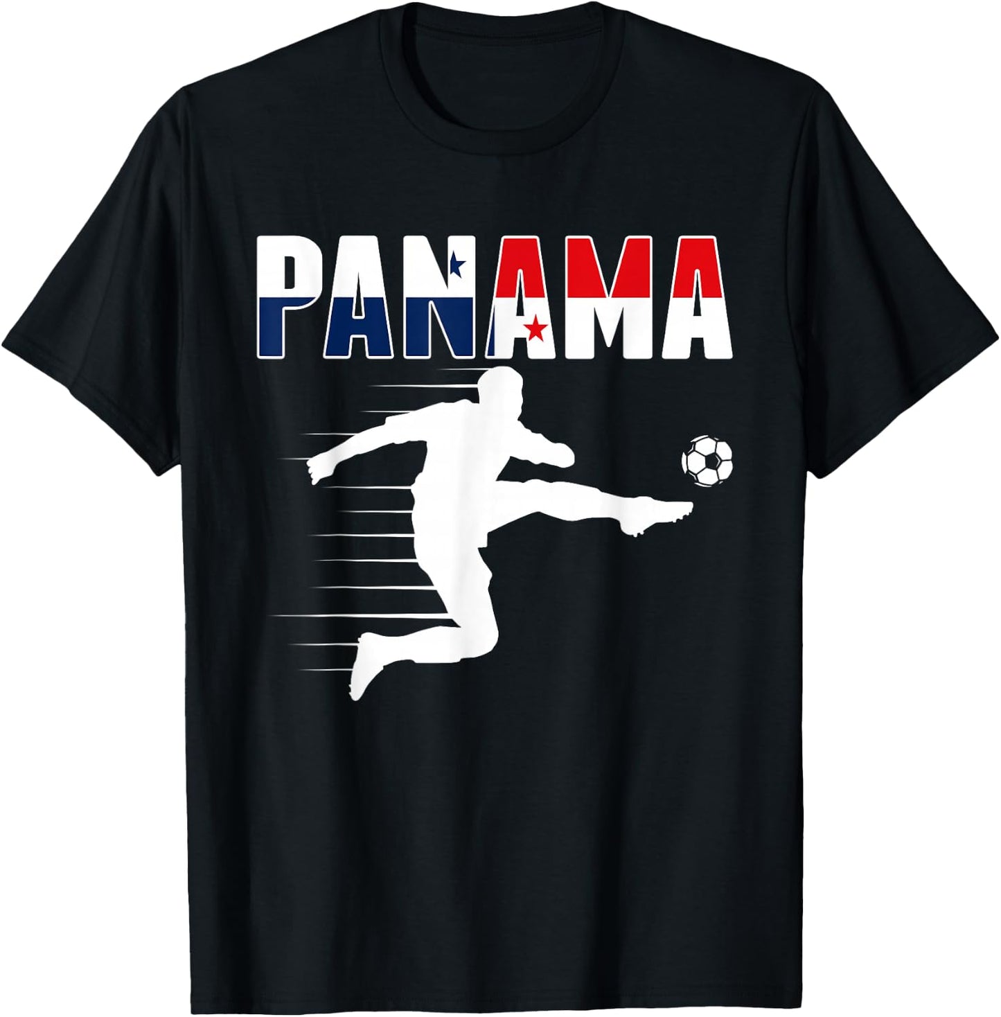 Panama Soccer Lovers Jersey Support Panamanian Football Team T-Shirt - T-Shirt | Black