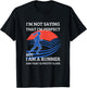 I'm Not Saying That I'm Perfect But I Am A Runner T-Shirt - T-Shirt | Black