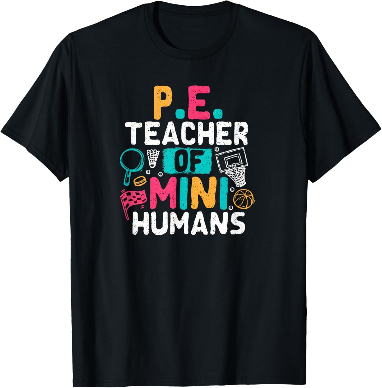 PE Teacher Back To School Physical Education Gym Teachers Women T-Shirt - T-Shirt | Black