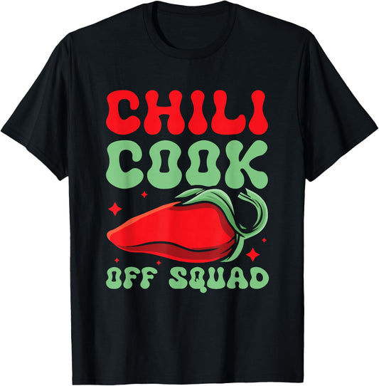 Chili Cook Off Squad T-Shirt - T-Shirt | Black