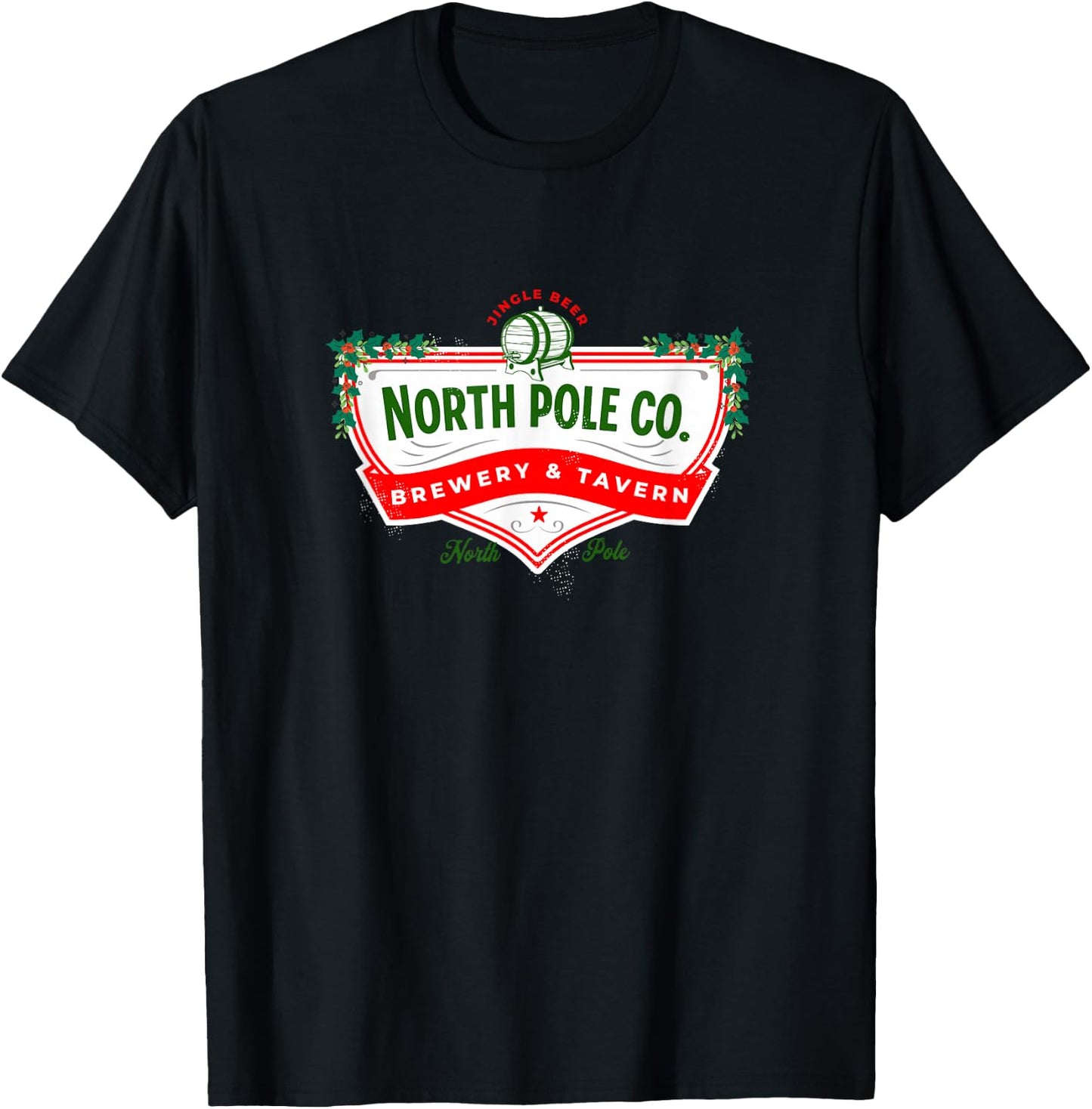 North Pole Brewery & Tavern Design T-Shirt - T-Shirt | Black