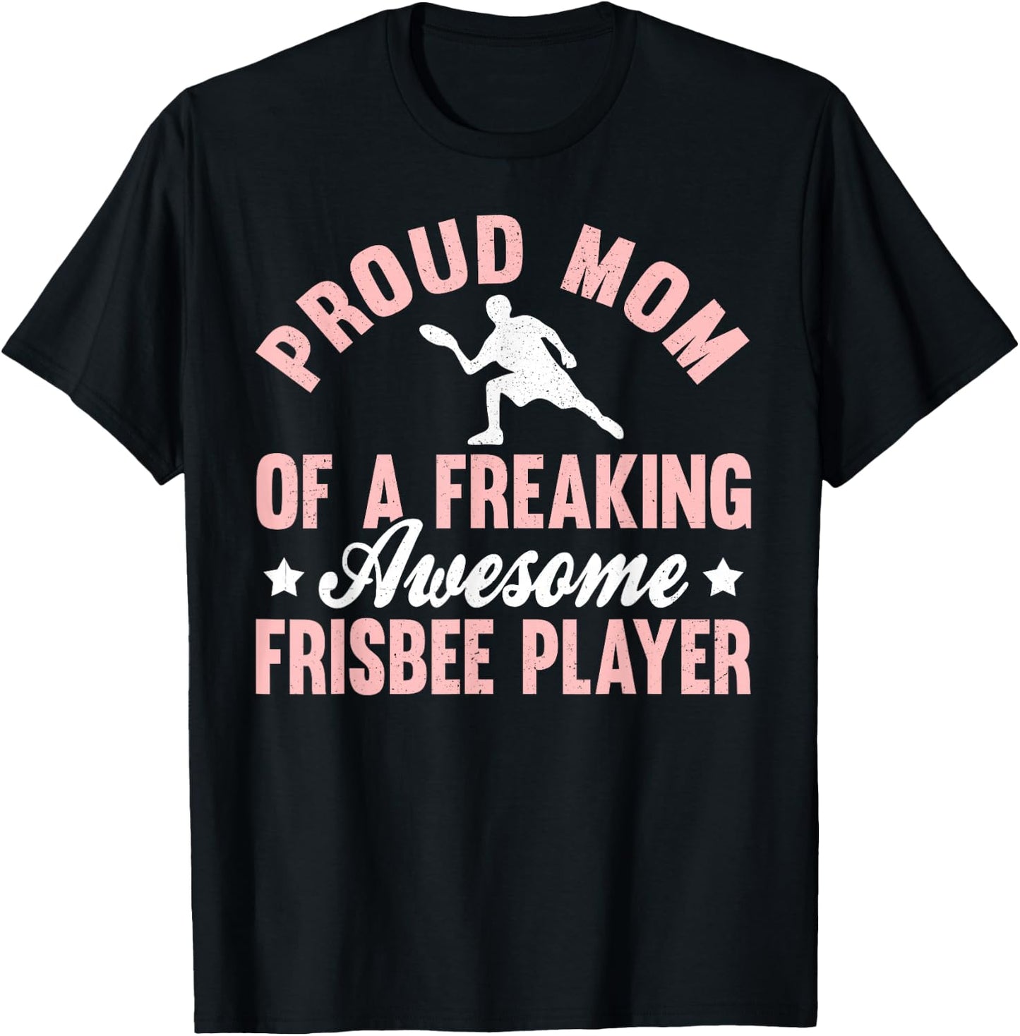Frisbee Player Ultimate Frisbee Disc Golf Mom Mother T-Shirt - T-Shirt | Black